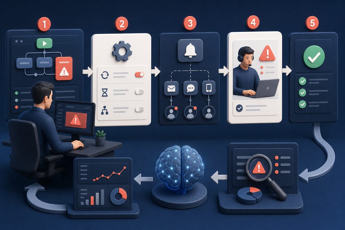 AI 自动化失败任务处理流程