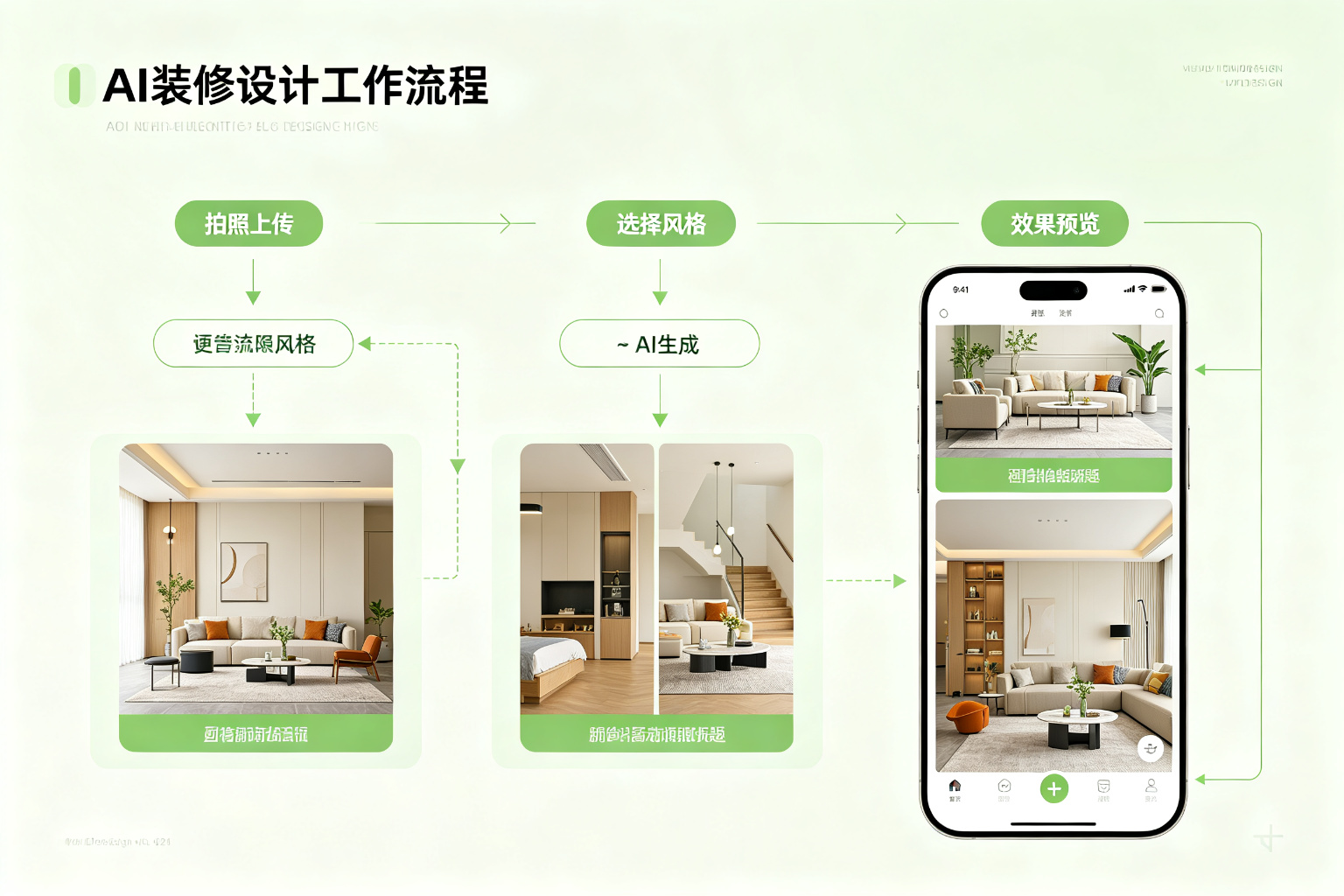 AI装修工作原理