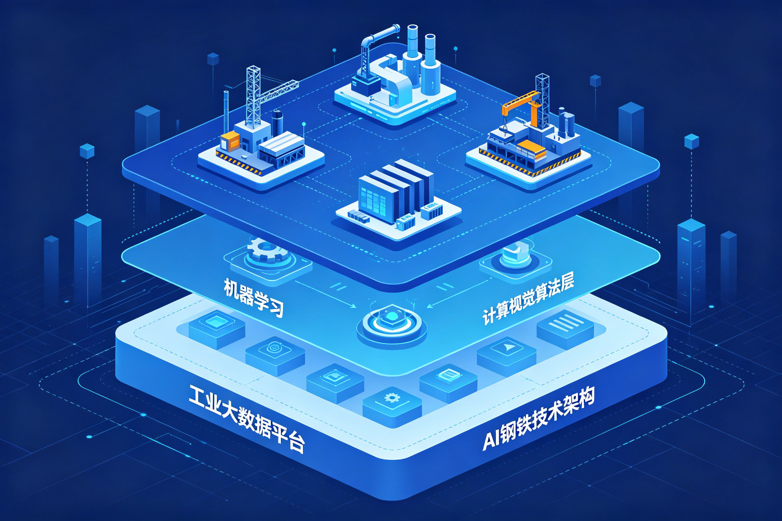 AI钢铁技术架构图