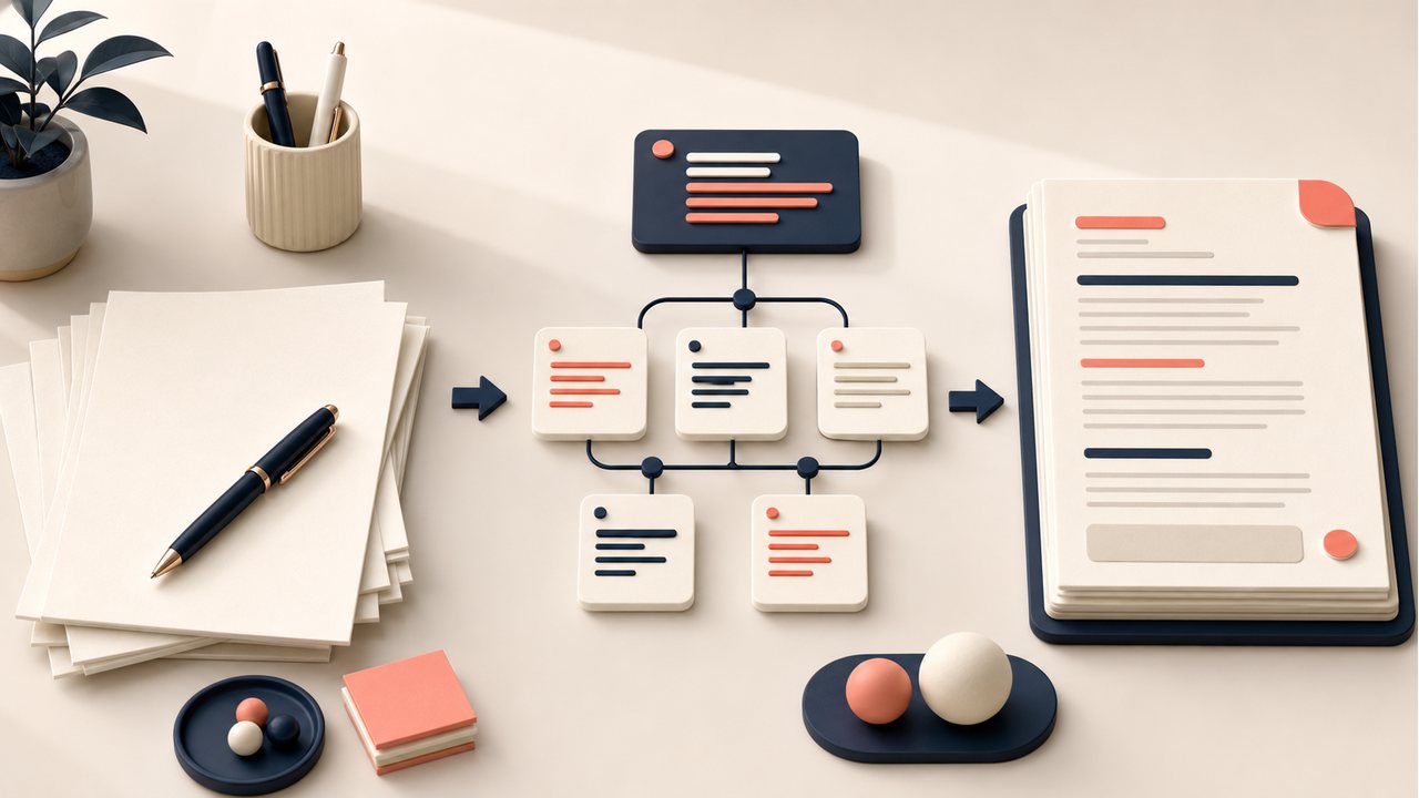 AI 写作提示词结构示意图